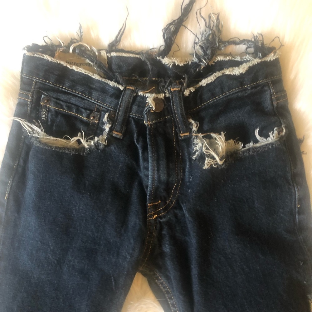 Abercrombie Kids Custom Made Distressed Denim Jean - Picture 3 of 8